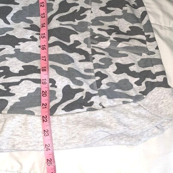 90 Degree By Reflex Womens Camouflage Print Cowl Neck Pullover Sweatshirt L - Picture 9 of 9